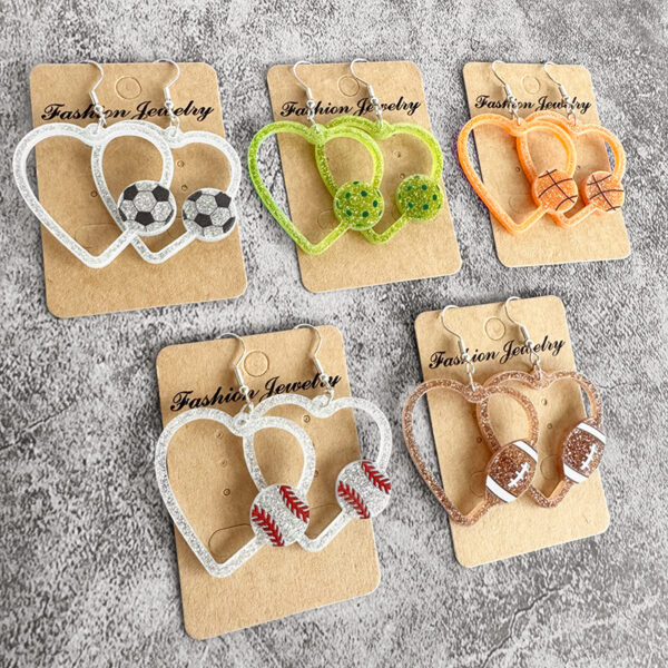 O1CN01huQ4R31zp3FDHRb7f_2215459036762-0-cib Wholesale Mother's Day ball sports earrings hollow acrylic love