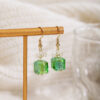 Wholesale Designer Colorful Glass Handmade Gift Box Earring Hook