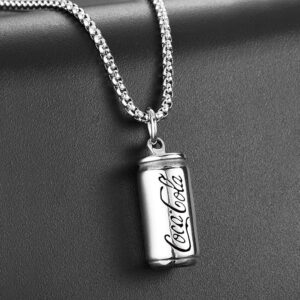 Wholesale Titanium Steel Pull-Tab Can Pendant Necklace