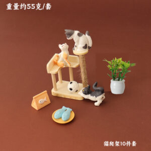 Type a cat climbing frame [10-piece set]