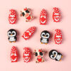 Wholesale Valentine's Day 3D Silicone Focal Beads