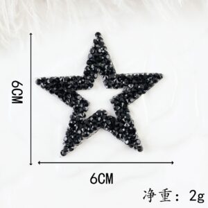 6cm black cutout