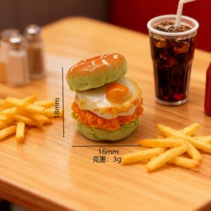 Sesame chicken burger-green / The details page has real photos, dear!