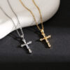 O1CN01i45EwG1DZNxNNGuH9_2215855870230-0-cib Wholesale Titanium Steel Cross Pendant Necklace