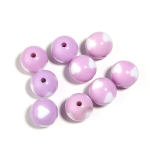 Purple / 12mm * 2.8 holes 1g/one