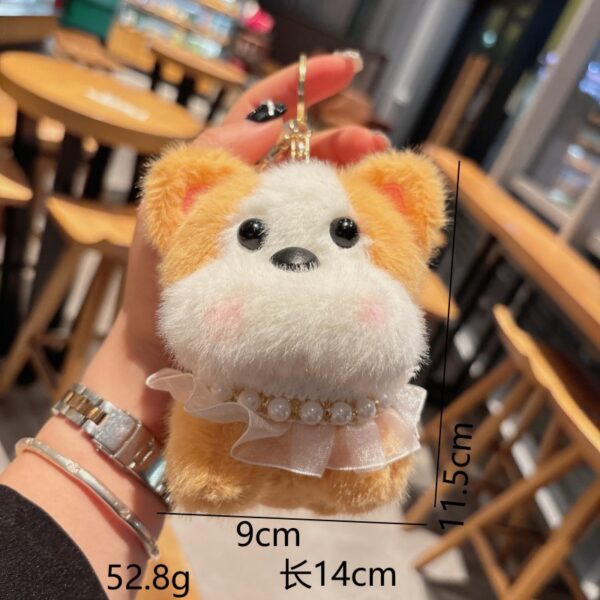 Wholesale Cartoon cute dog plush keychain
