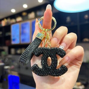 Chanel with full diamond embellishments (black) / 4.2*5.4