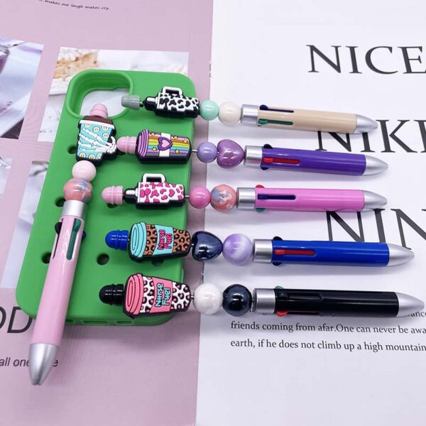 Wholesale Dairy Cup PVC Soft Glue Travel Cup Focal Beads