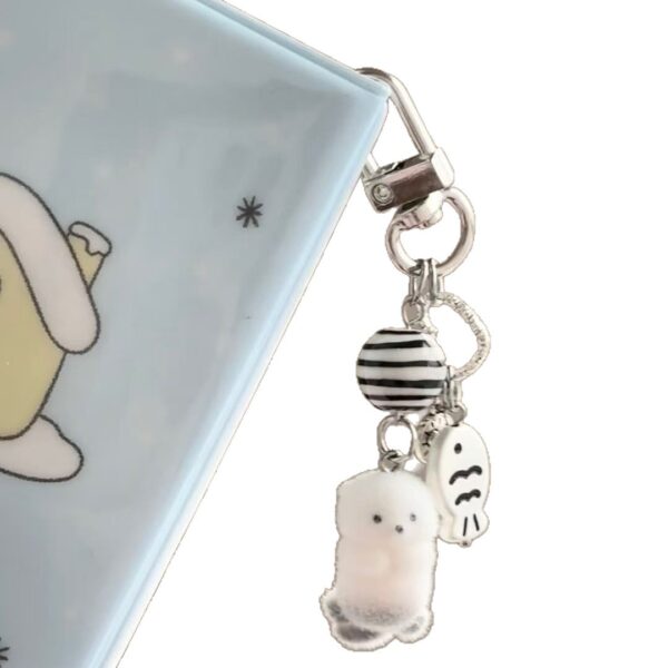 Wholesale Cartoon Flocked Puppy Phone Pendant Keychain