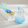 Wholesale Acrylic Oil-Filled Pendant Luminous Iceberg Cup Keychain