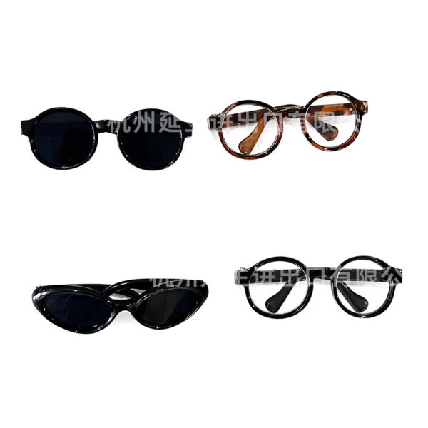 O1CN01iH7ryL268dtgOEIBO_2220023327617-0-cib Wholesale 6.5cm wide glasses doll sunglasses Doll Aessories