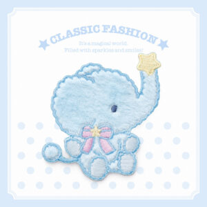 Self-adhesive * Blue Elephant * Plush