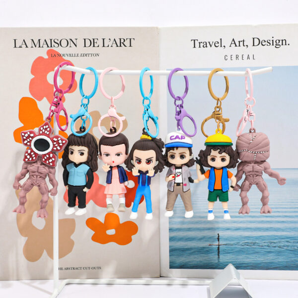 Wholesale Cartoon Silicone Creative Cute Bag Keychain OLY Exclusive