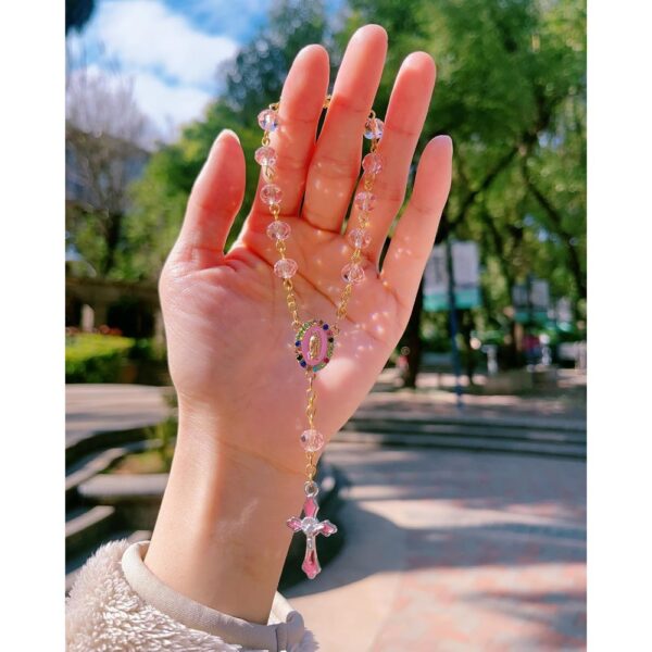 O1CN01iK7fVi1RxZilq7Xvb_2220646552178-0-cib Wholesale Baptismal rose rosary communion finger chain