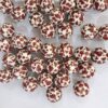 Wholesale 5pcs 20mm Acrylic Bee Stripe Print Beads