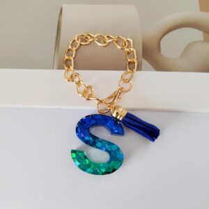 Blue chain letter s