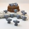 Wholesale 10pcs Cute grey elephant cartoon 3D Focal Beads