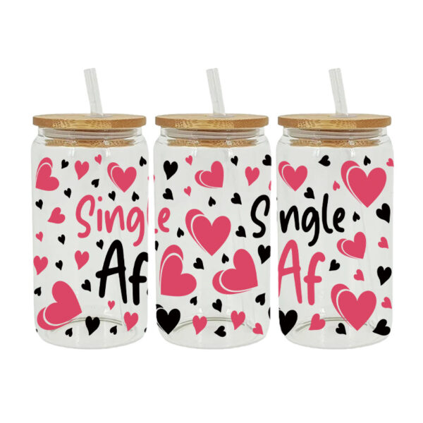 Wholesale UV Transfer Paste Glass Crystal Label Crystal Paste Cross-border Special Paste for 16oz Glass Cup 23cmX11cm