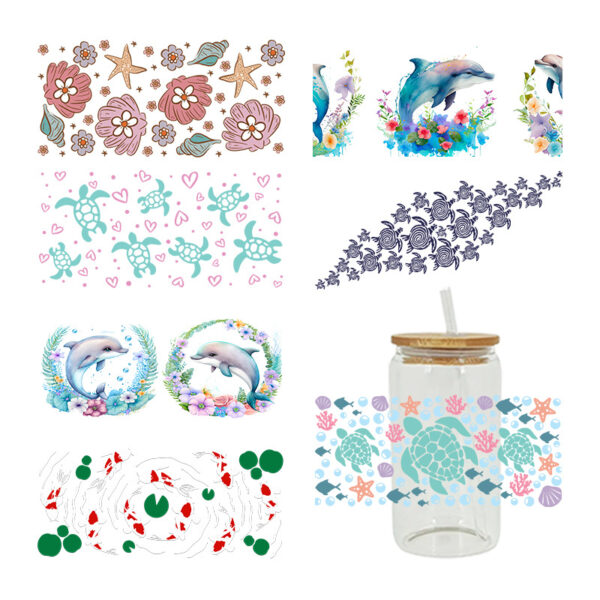 O1CN01iTQ7EF2HYi0wR827S_1575589163-0-cib Wholesale New cartoon printing heat transfer Cup sticker logo pattern 23cm x 11cm spot