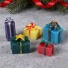 Wholesale Mini colored Christmas gift box Doll Accessories