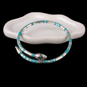 New silver collar