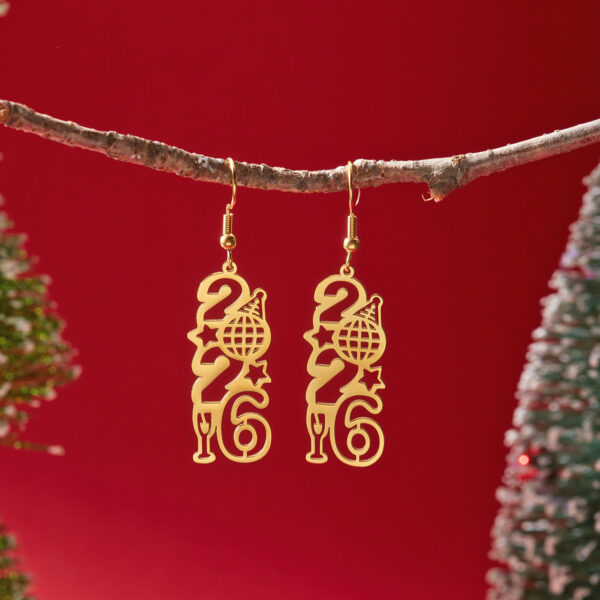 Wholesale Number Earrings