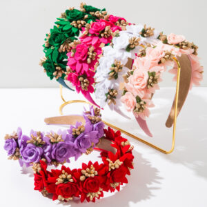 Wholesale Forest based simulation flower street photography headband