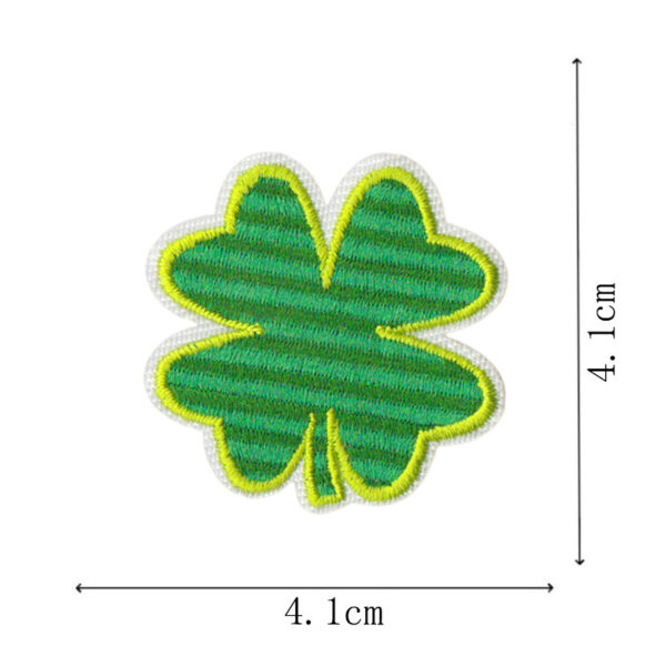 O1CN01ibooQ71C3Uxly8Y75_2893910025-0-cib Wholesale St. Patrick's Day Clover Green Leaves DIY Patches