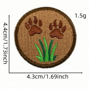 Cartoon round cloth stickers 10 #