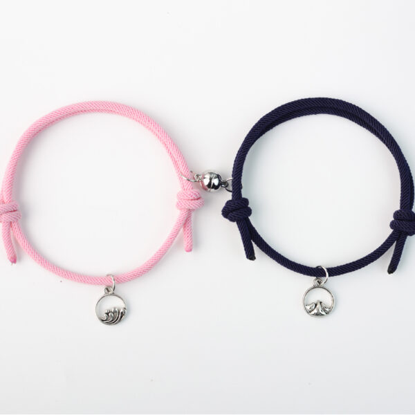 Wholesale Magnetic Attraction Couple Pair Braided Bracelets