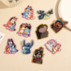 Wholesale glitter acrylic applicator DIY jewelry aessories chilen's cute backpack aessories
