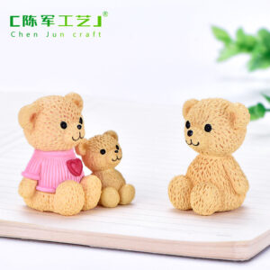 Wholesale Little Bear Family Series Cute Animal Micro Scenes Doll Accessories