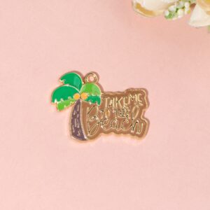 Coconut tree height 2.35cm width 3.2cm weight 2.86g