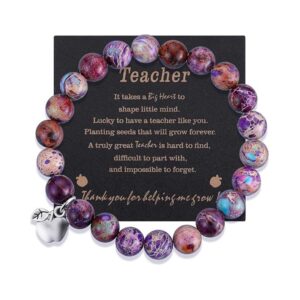 Synthetic purple emperor stone + alloy apple