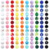 Wholesale 20mm multi-colored crystal beads in candy colors, Acrylic Beads