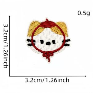 Cartoon animal cloth stickers 4#