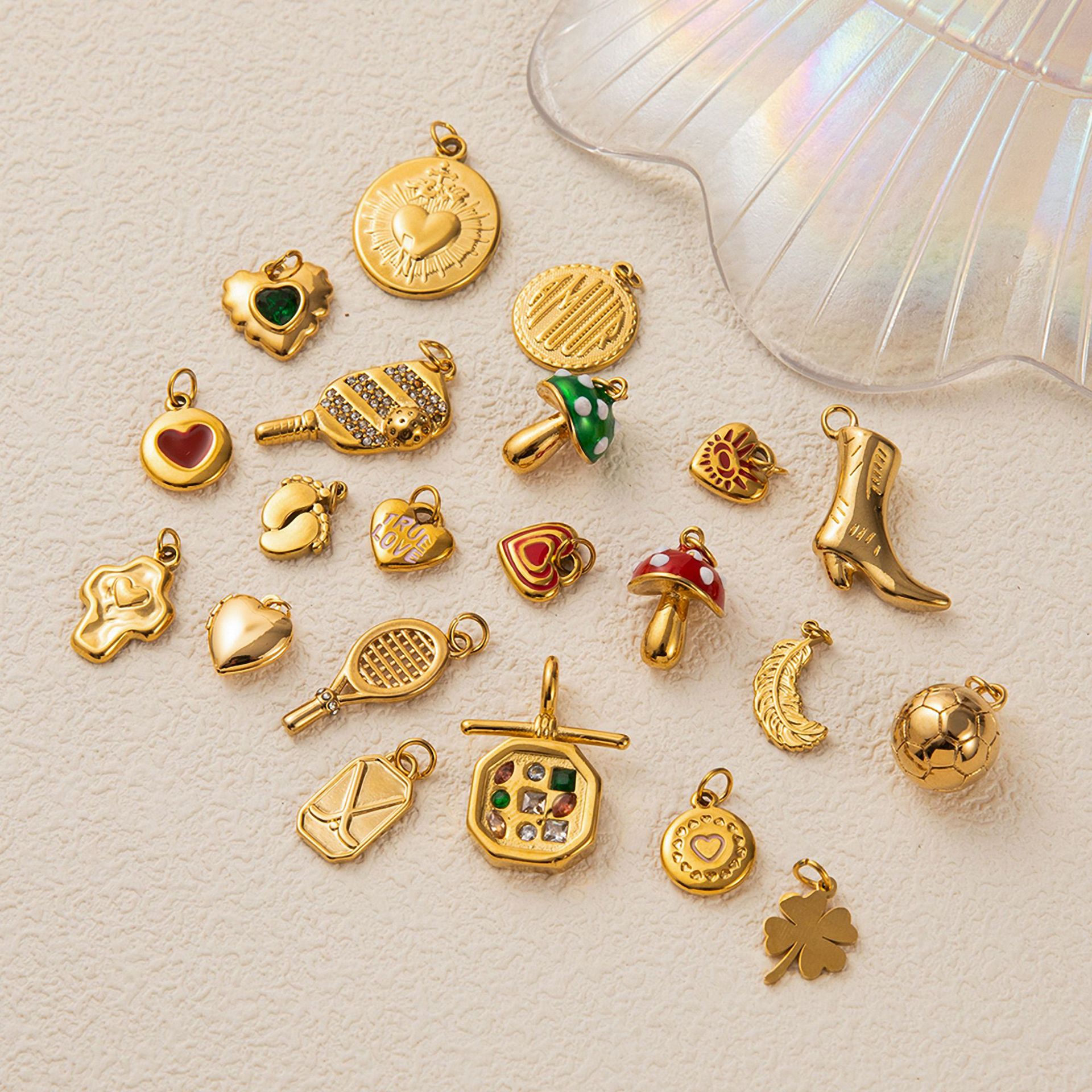 Wholesale Multiple Love Life Series Stainless Steel Pendants