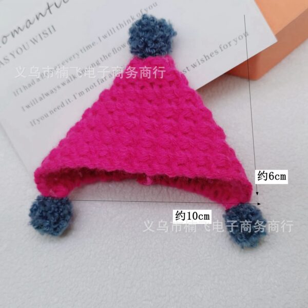 Wholesale Mini Handmade Knitted Cartoon Hat Accessories
