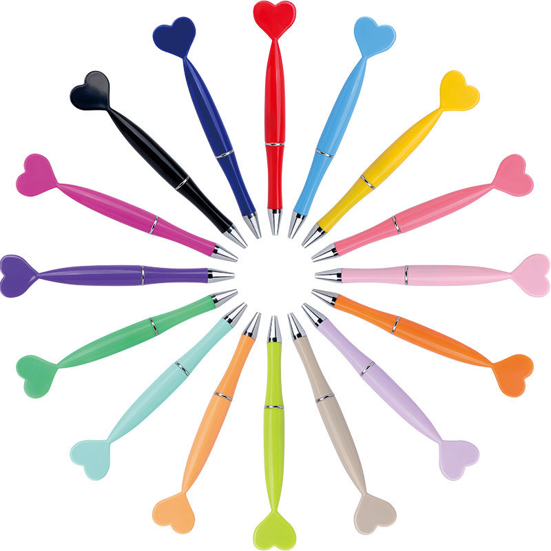 Wholesale Love Pen Valentine's Day Pen Christmas Pen Nurse's Day Thanksgiving Logo Heart-Shaped Advertising Pen