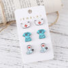 Wholesale Nurse's Day Stethoscope Nurse Cute Heart and Lung Organs Earrings