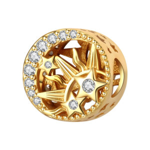 OTC1223 - Hollowed-out Sun, Moon and Star Beads