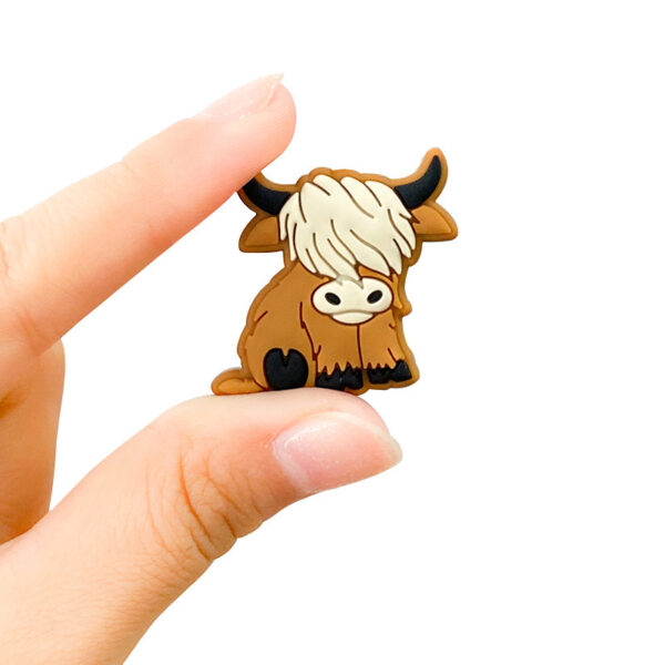 Wholesale Silicone Animal Cow Focal Beads