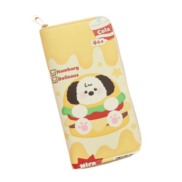 O1CN01irrf3s1jMcj8F9dMd_984254534-0-cib Wholesale Cute Cartoon Hamburger Pattern Coin Purse Printed Large Capacity