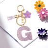 O1CN01iz6p2t1IUPwL30oTS_2219851760896-0-cib Wholesale Sparkling wder 26 English Letter Resin Keychain