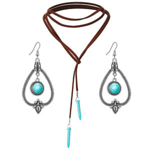 ① necklace earrings suit
