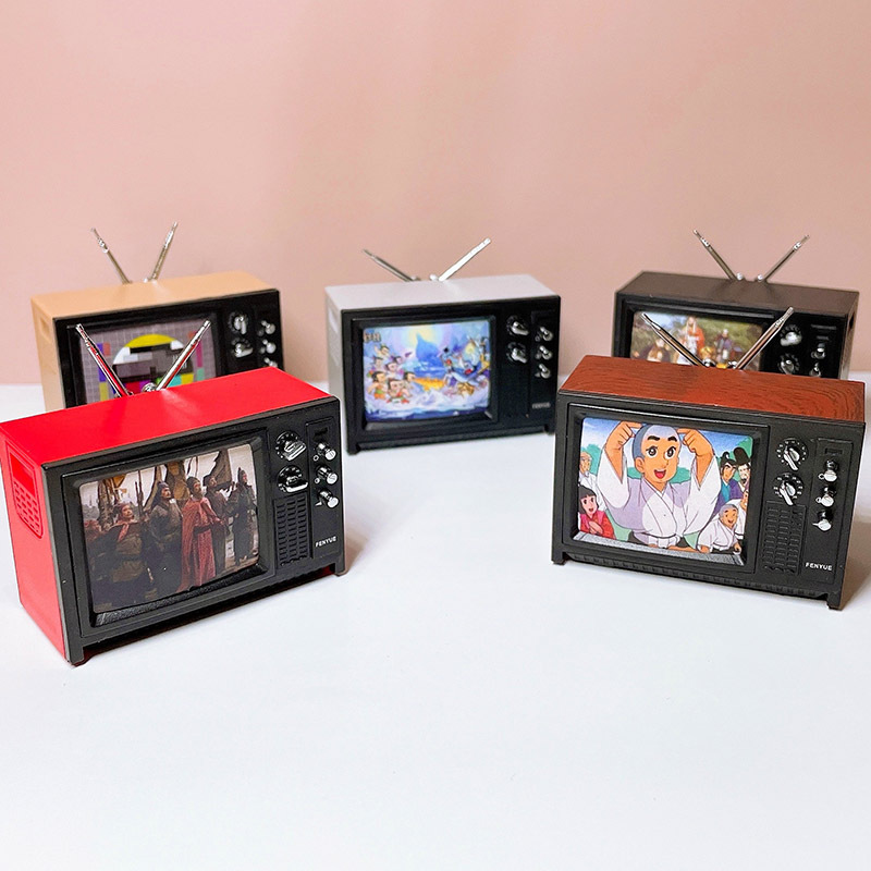 Wholesale Simulation Nostalgic Miniature TV Doll Aessories