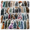 Wholesale 53pcs animal clothing paired with Waterproof Vinyl Stickers