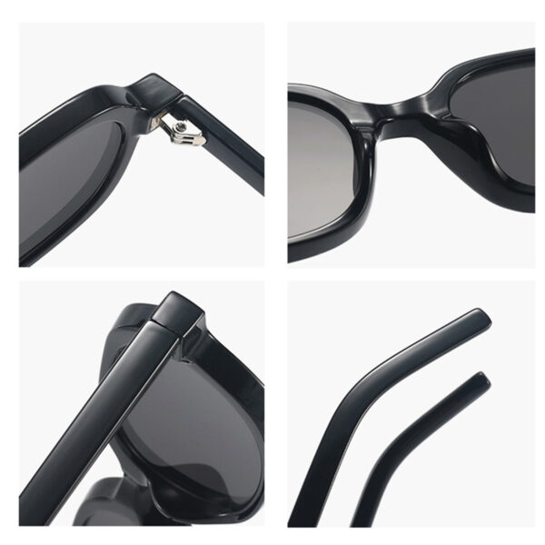Wholesale Retro UV resistant oval shaped small frame sunglasses