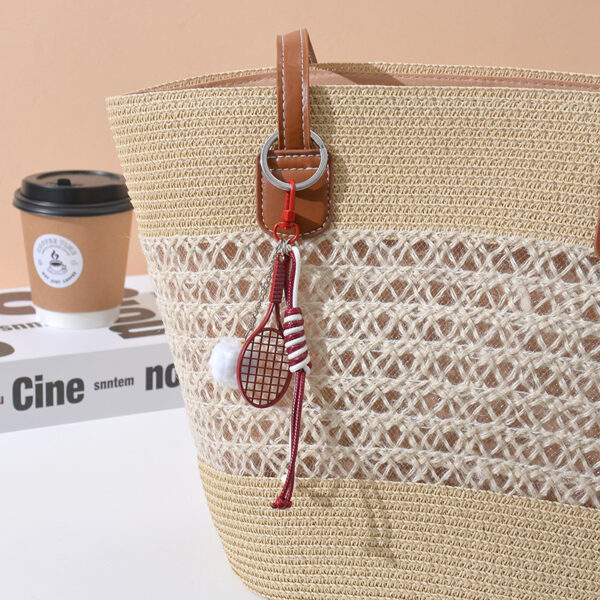 O1CN01j2ZPvG1WtWI8k3dFt_2220577792846-0-cib Wholesale Simulated Tennis Hairball Cute Mini Keychain