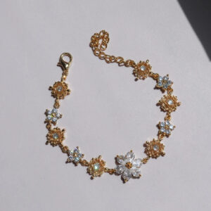 Golden plum blossoms